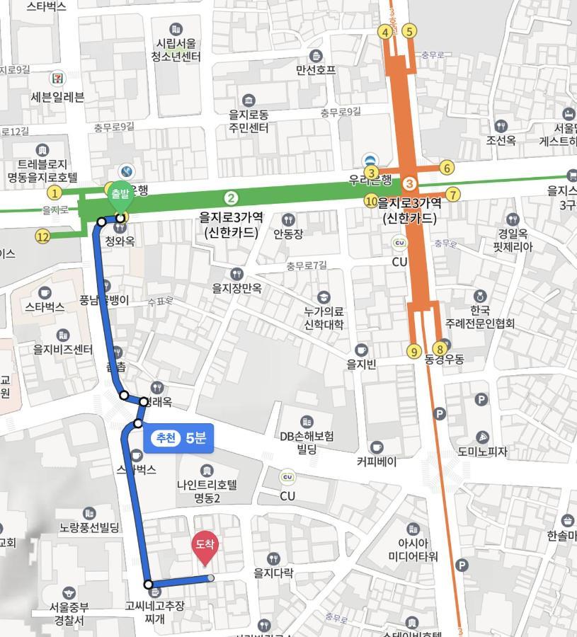 Arte Premium Oneroomtel Myeongdong ソウル特別市 エクステリア 写真